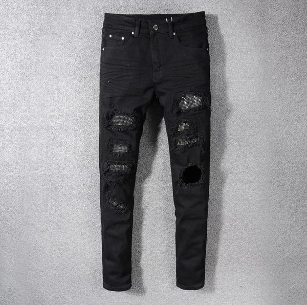 Black Crystal  Jeans